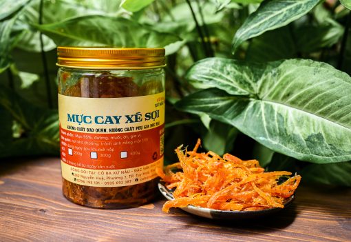 Mực cay  xé sợi