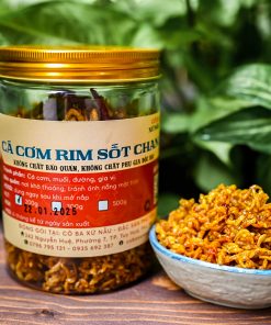 Cá cơm ngần rim sốt chanh